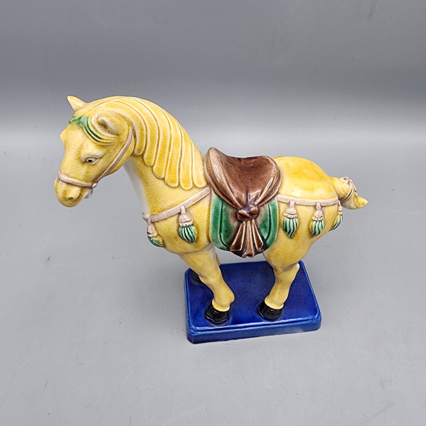 Small Chinese Porcelain Tang Dynasty Style Horse