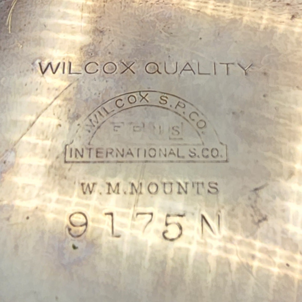 Wilcox Silverplate Footed Bread Tray