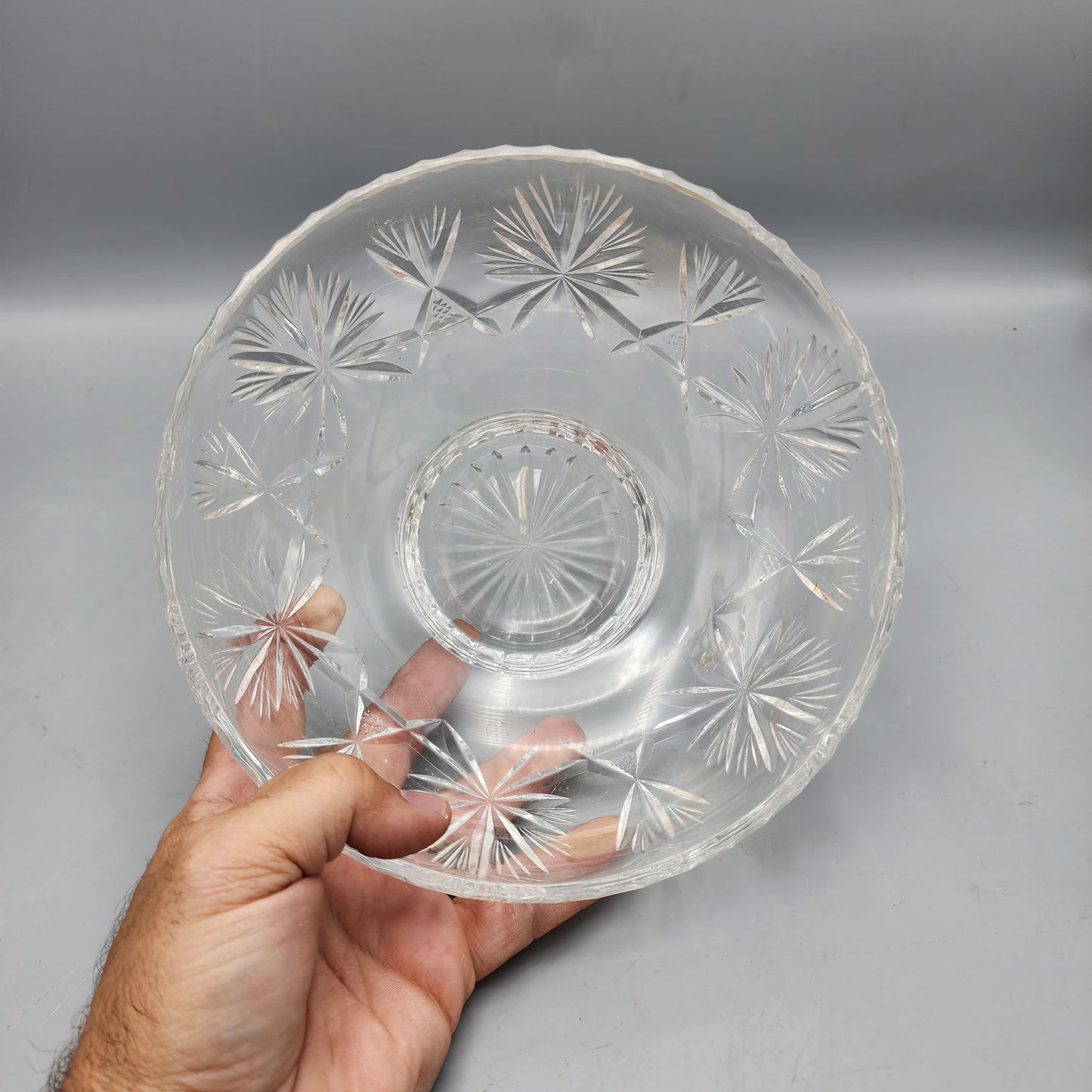 Vintage Cut Crystal Bowl