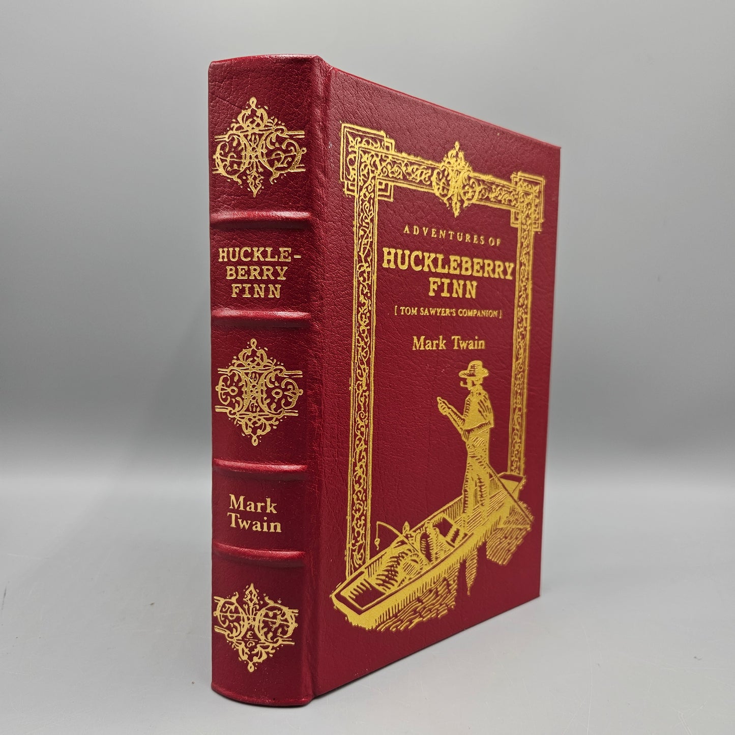 Leatherbound Book - Mark Twain "Adventures of Huckleberry Finn" Easton Press