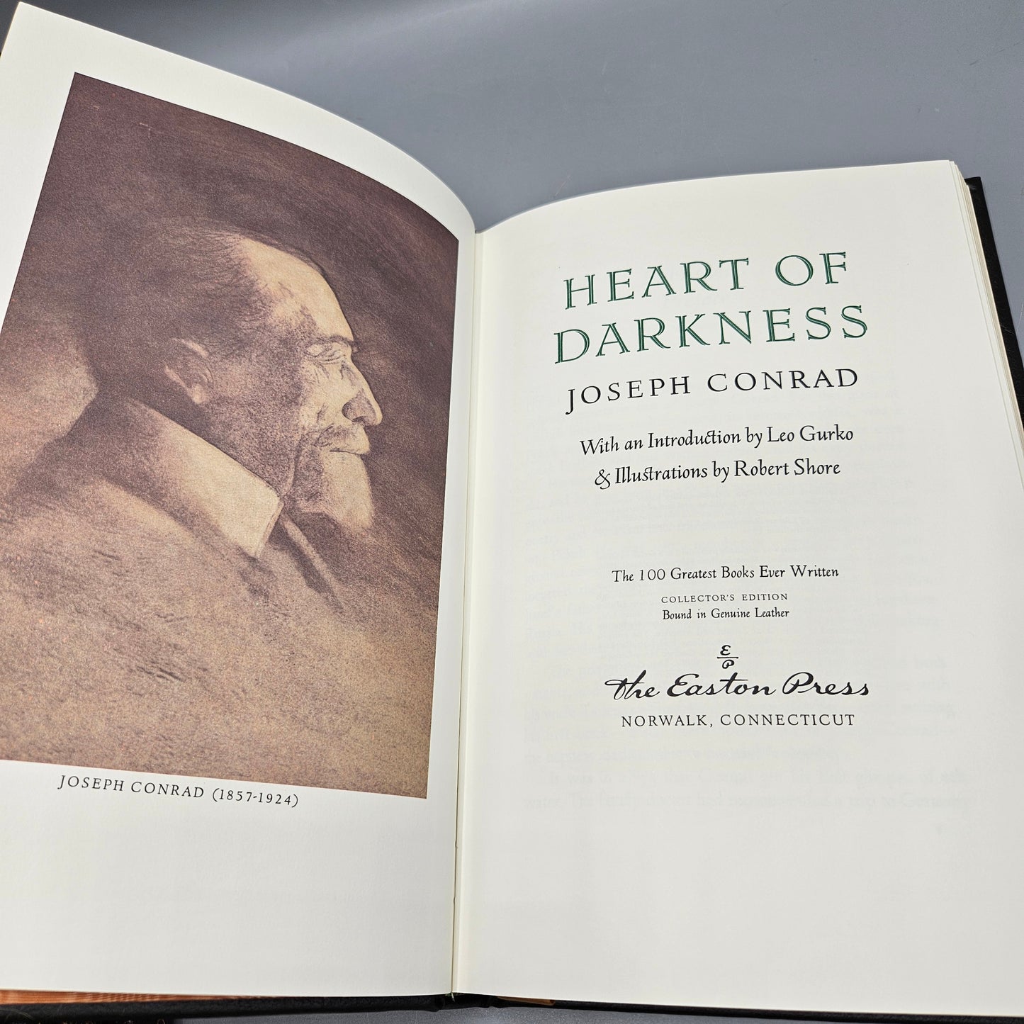 Leatherbound Book - Joseph Conrad "Heart of Darkness" Easton Press