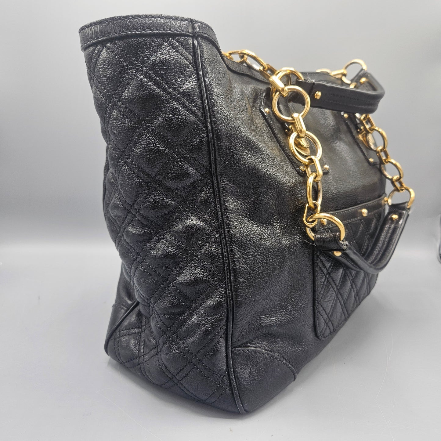 Black Marc Jacobs Quilted Leather Bag