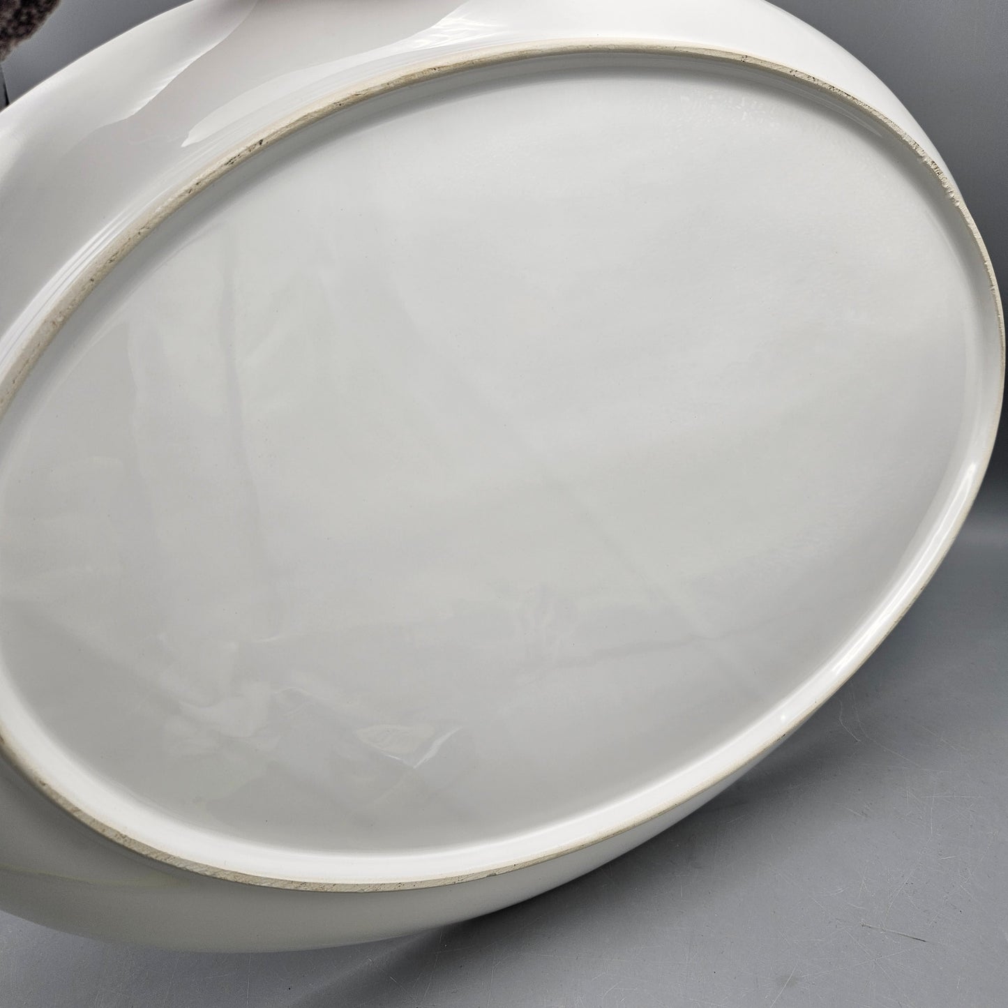 Ceramic Platter with Hand-Painted Angelfish