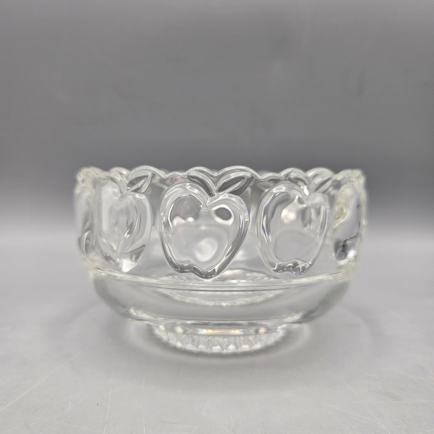 Tiffany & Co Crystal Apple Pattern Bowl