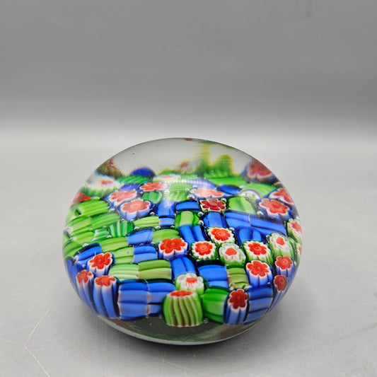Il vetro dei dogi Italian Art Glass Millefiori Paperweight