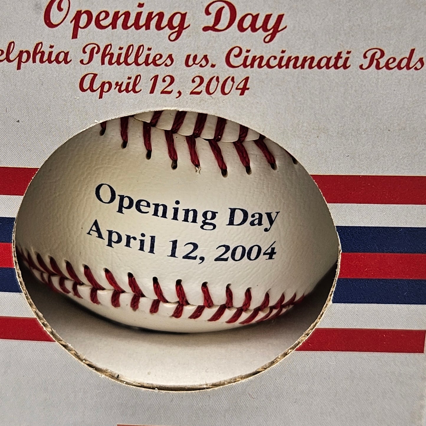 2004 Opening Day Philadelphia Phillies vs Cincinnati Cardinals