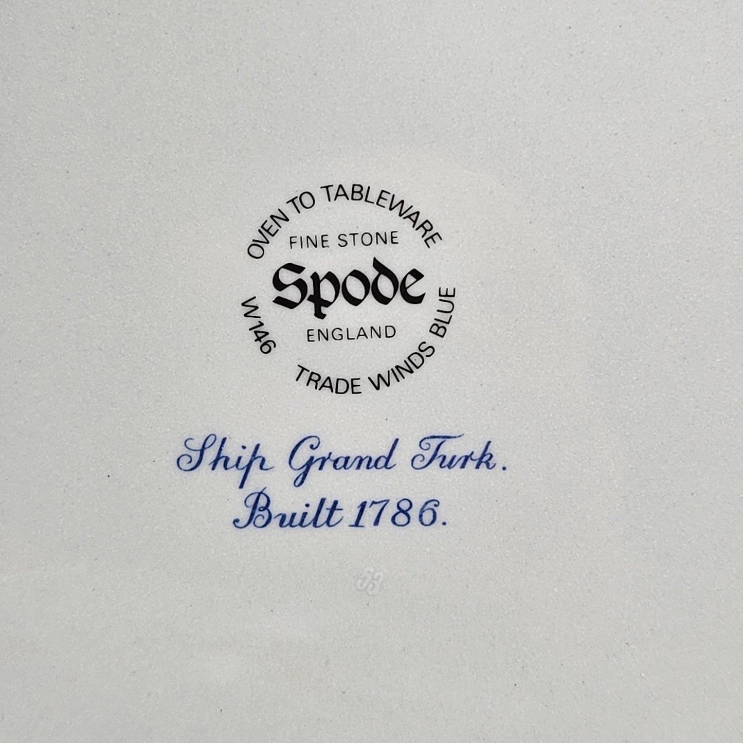 Spode Blue Trade Winds Dinner Plates - Eight Available