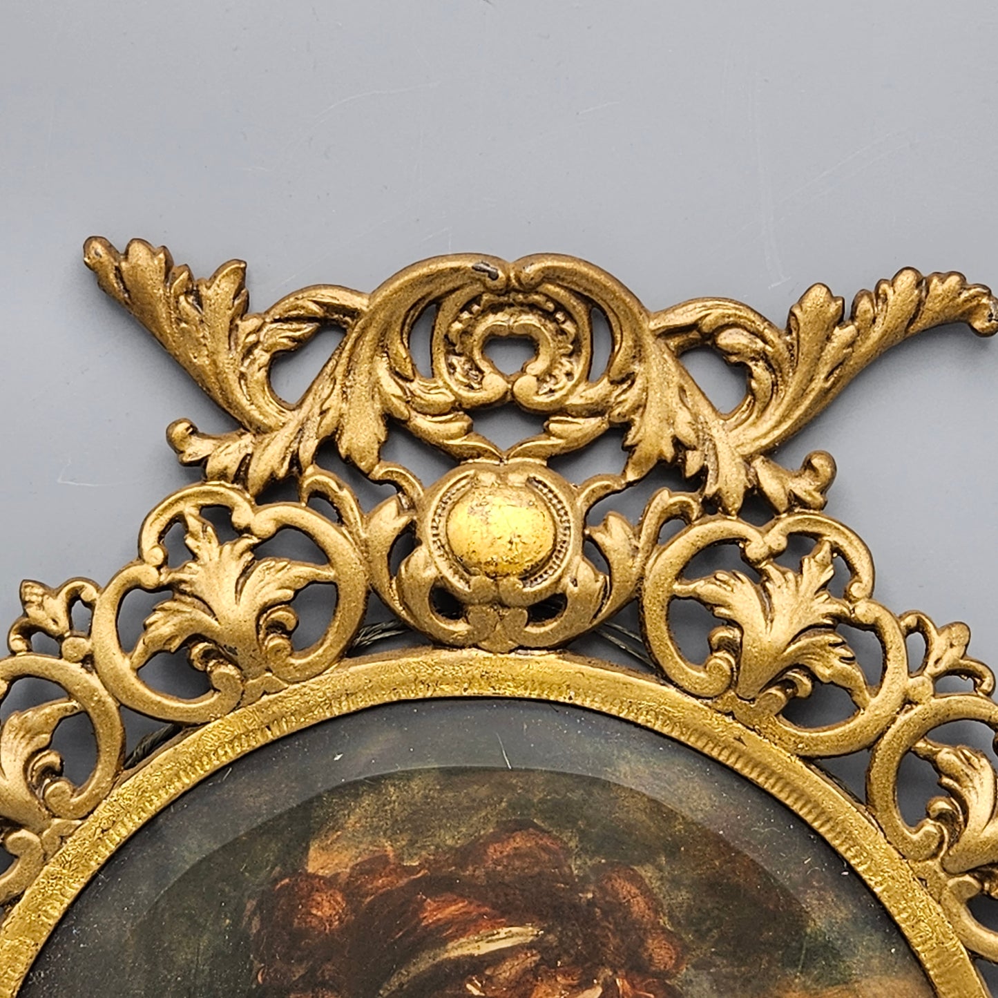 Antique Gilt Brass Picture Frame