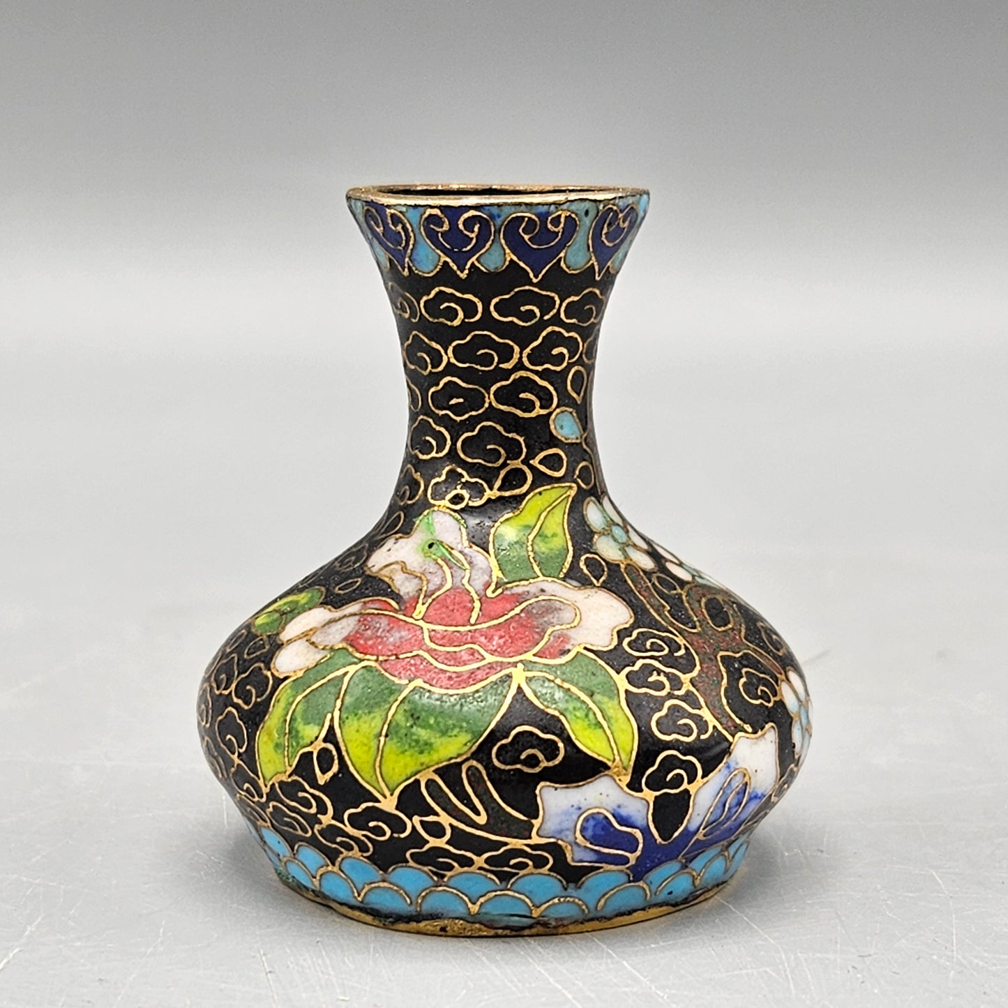 Miniature Chinese Cloisonné Vase