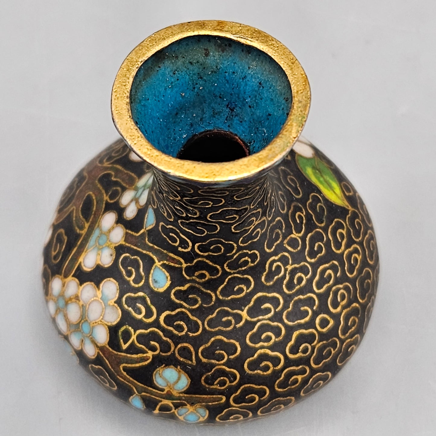 Miniature Chinese Cloisonné Vase