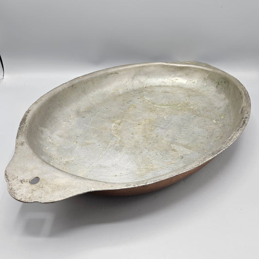 Joseph Heinrichs New York Silver & Copper Platter - Ambassador Hotel
