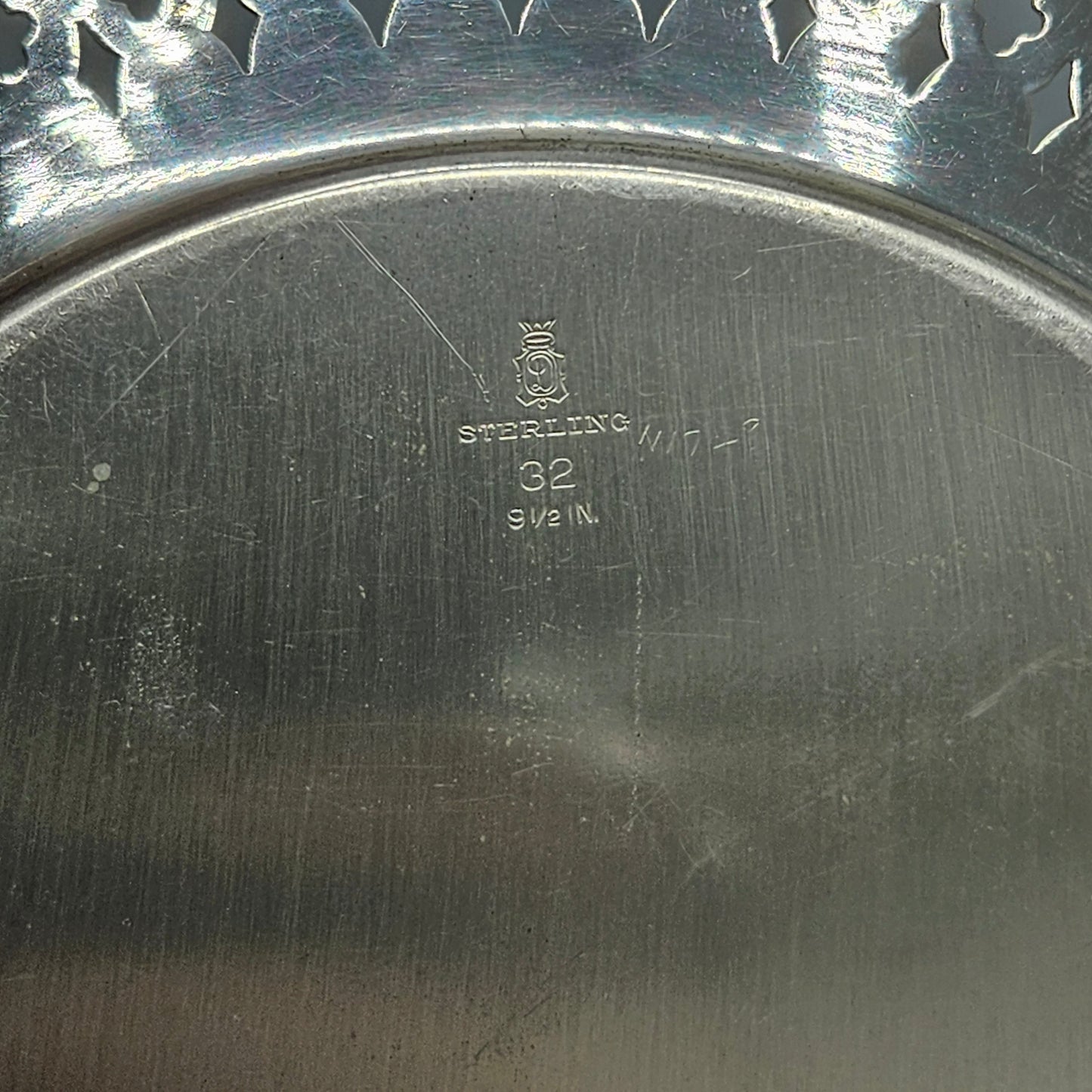 1919 Overbrook Golf Club Championship Sterling Silver Trophy Plate