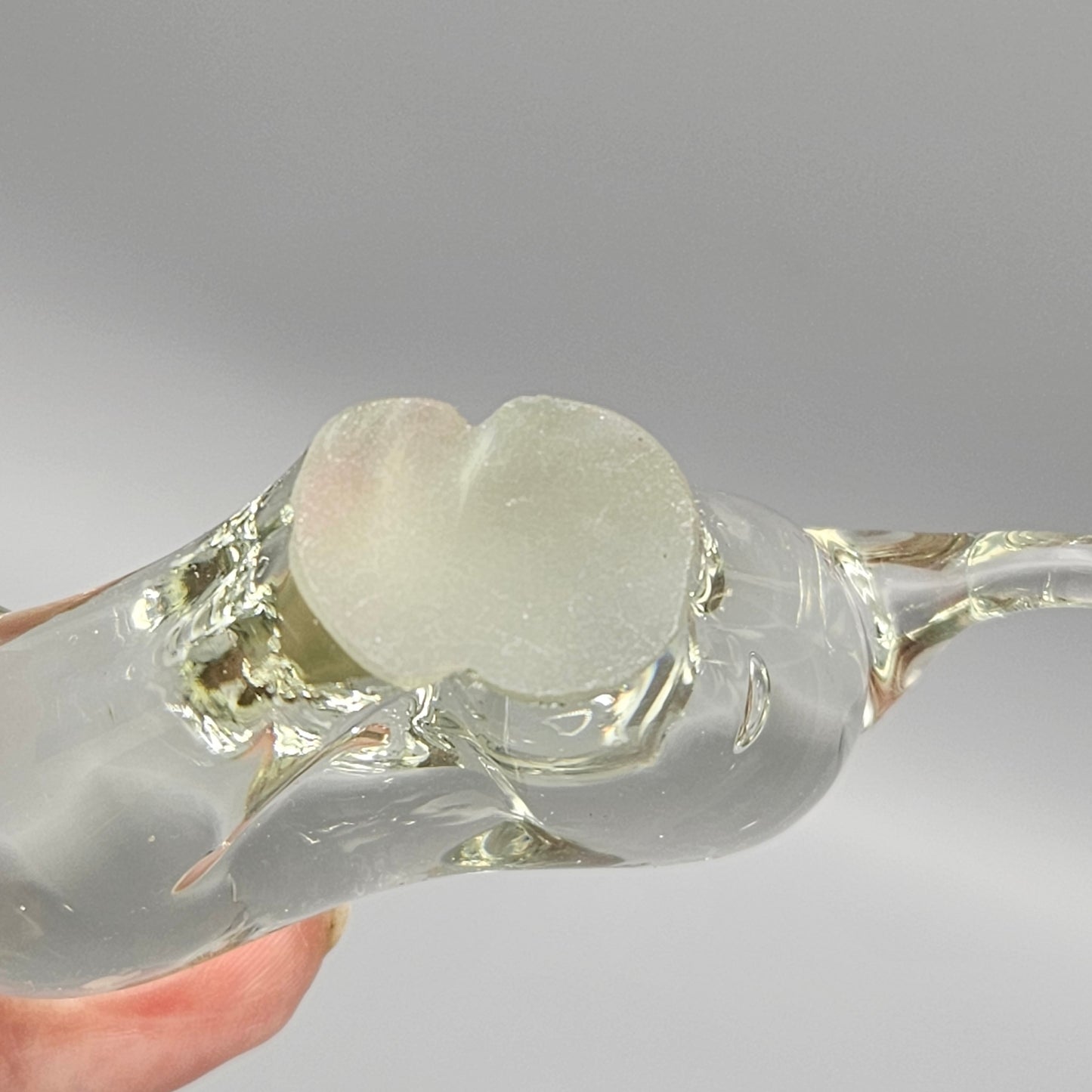 Hand-Blown Crystal Cat Figurine