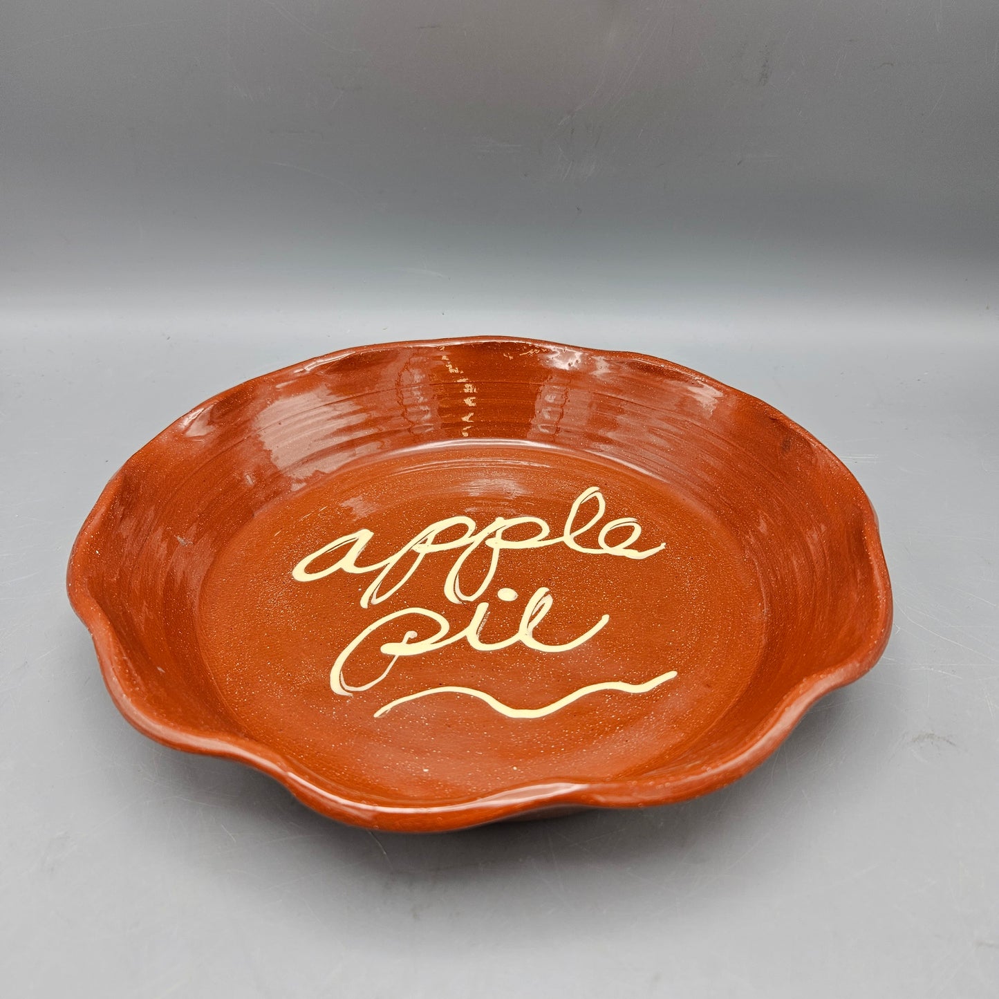 Signed Redwre Apple Pie Dish 1984