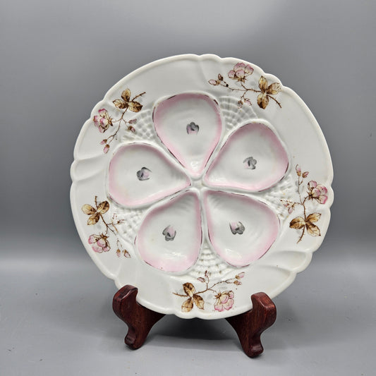 Antique French Oyster Plate