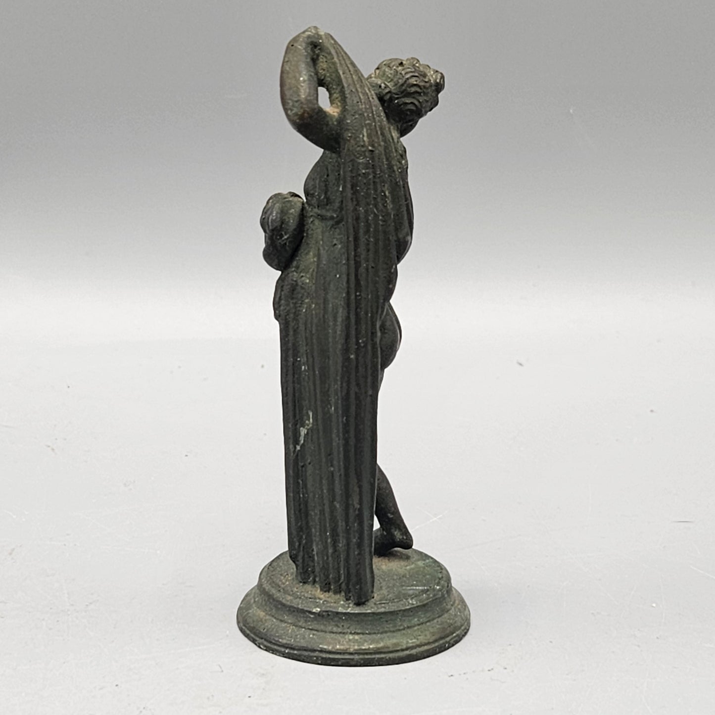 Antique Bronze Sculpture of Classical Greek Woman