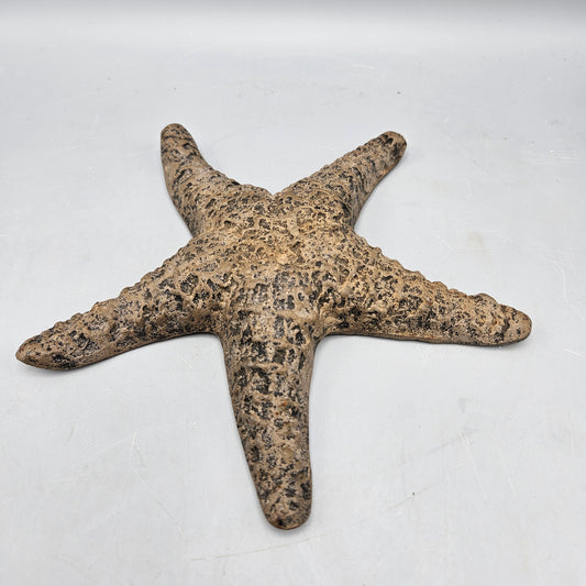 Cast Iron Starfish Paperweight / Desk Item / Home Decor