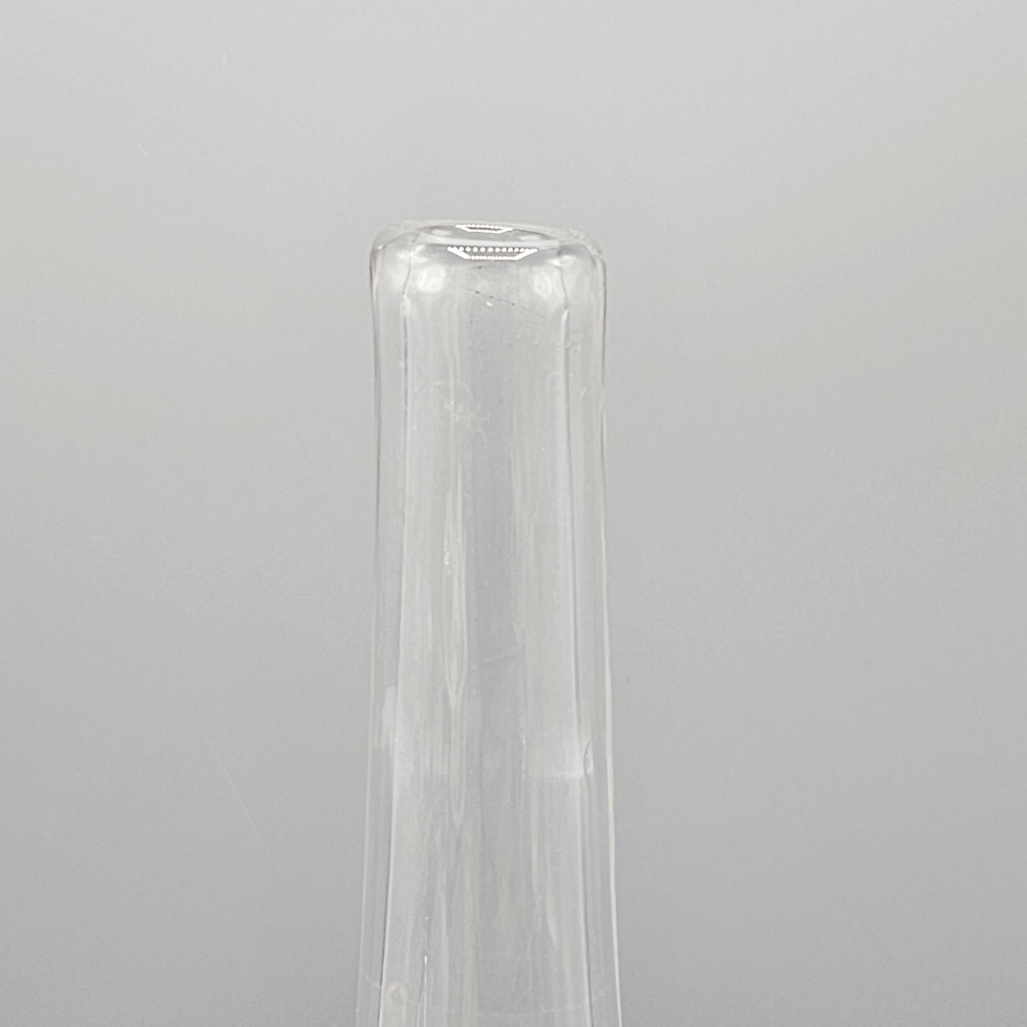 Vintage Clear Cased Art Glass Vase - Orrefoers