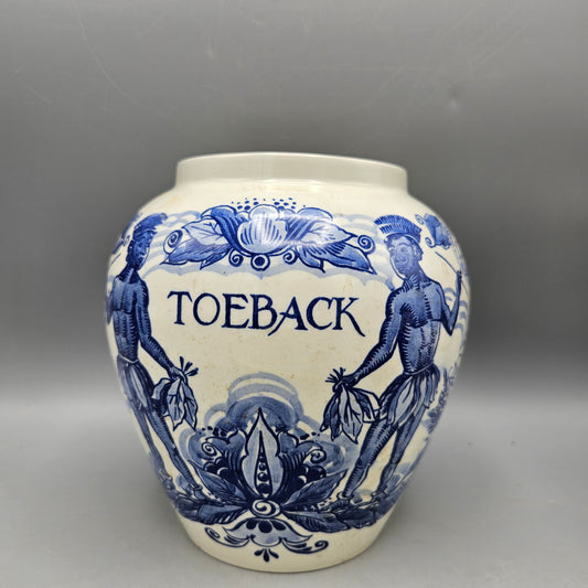 Goedewaagen Holland Delft Toeback Tobacco Jar - Vase