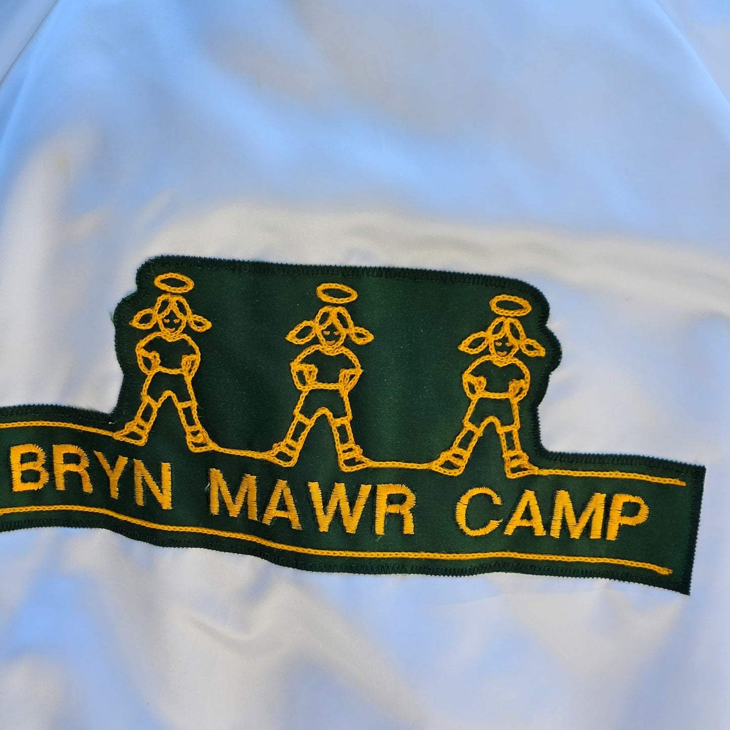 Vintage 1980's Bryn Mawr Camp Satin Jacket XL