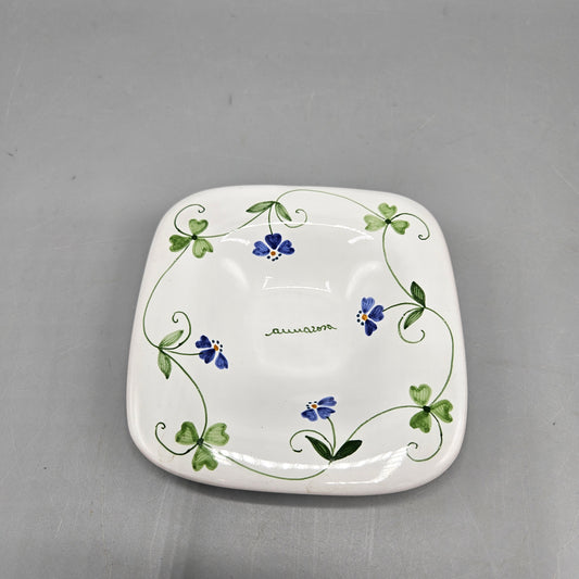 Annarosa Italy Flower Porcelain Dish
