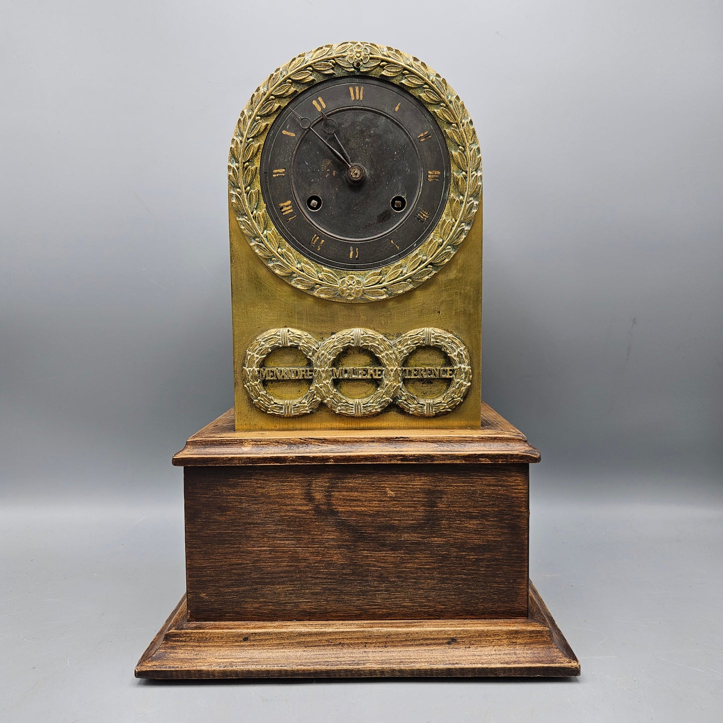 Vintage French Brass Clock