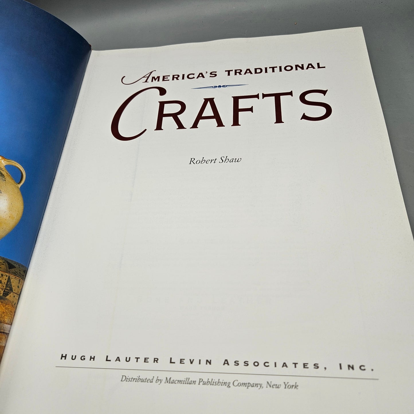 Book: America's Traditional Crafts by Robert Shaw