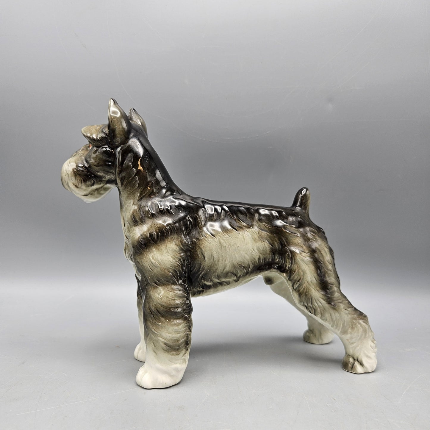 Shafford Schnauzer Dog Porcelain Figurine