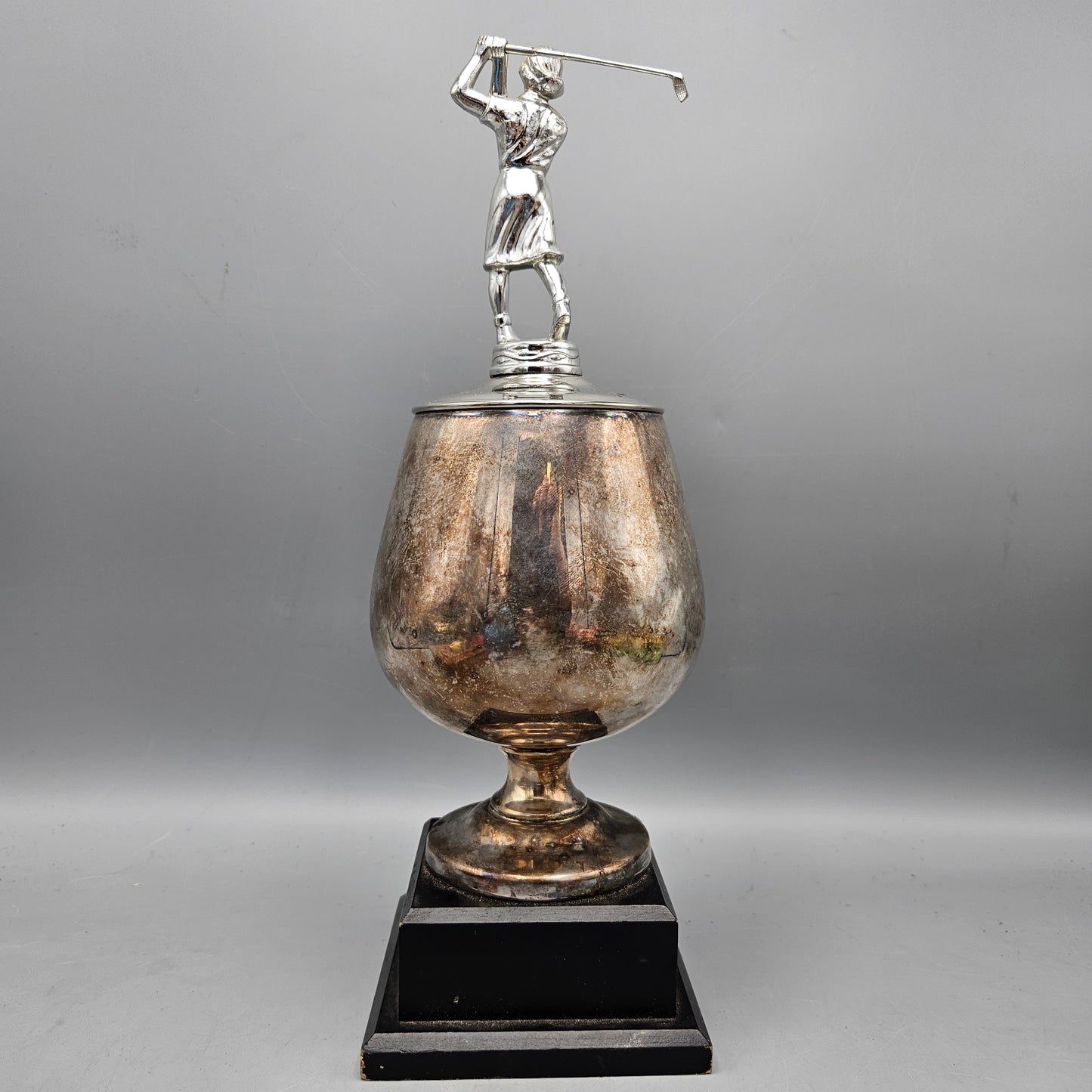Vintage 1960's Female Golf Trophy - Indian River Club Golf Course