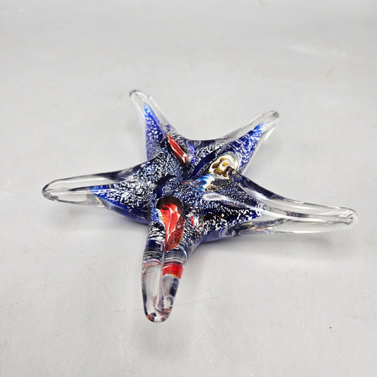 Art Glass Starfish Paperweight