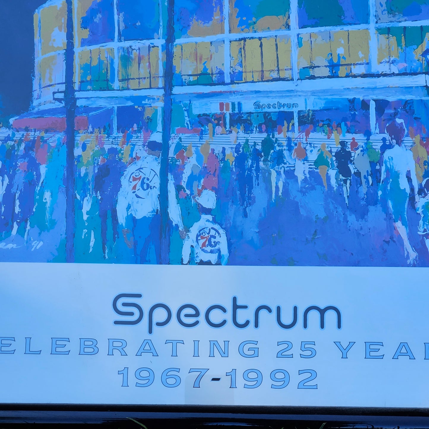 Leroy Neiman Philadelphia Spectrum 1967-1992 25th Anniversary Poster