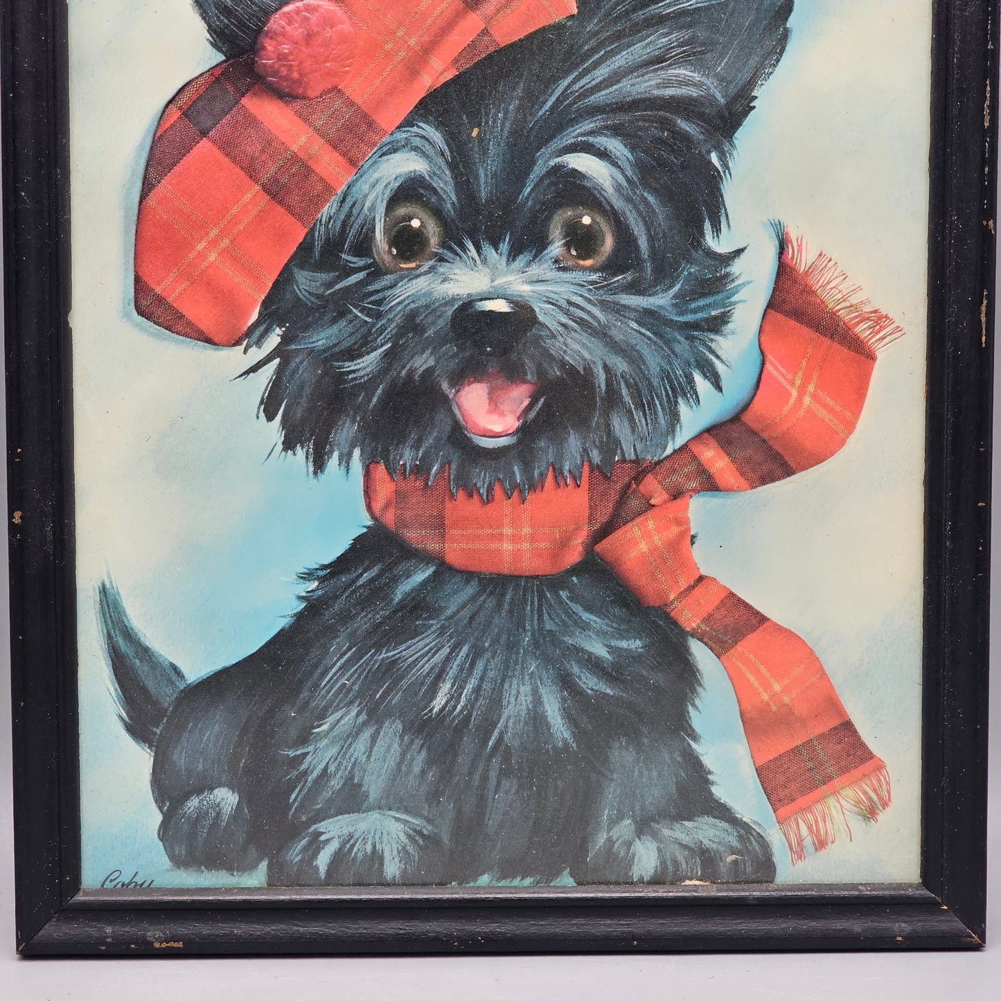 Vintage Scottie Dog Print
