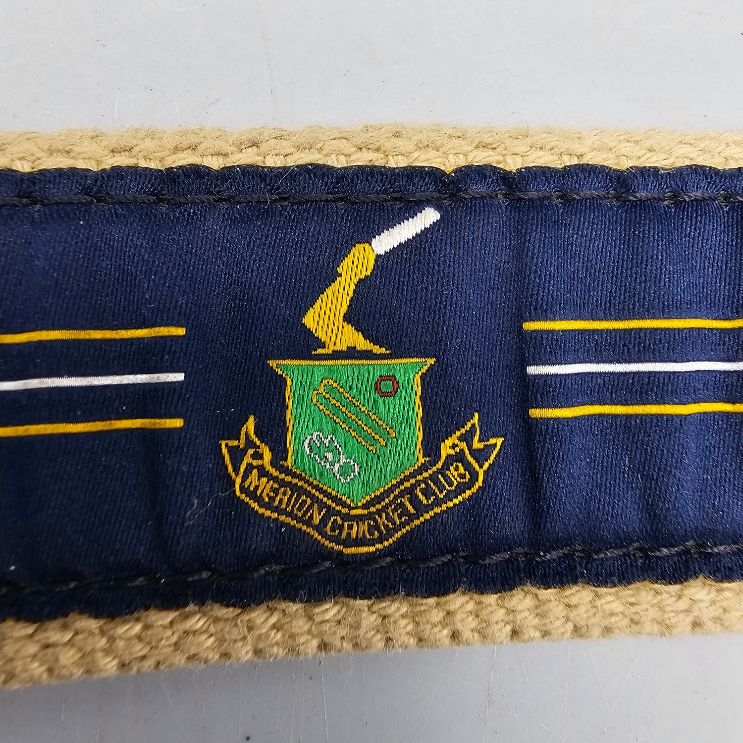 Vintage Merion Cricket Club Woven Belt 40" ShopSBH