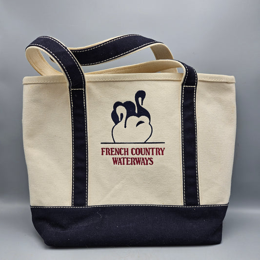 French Country Waterways Canvas Tote Bag