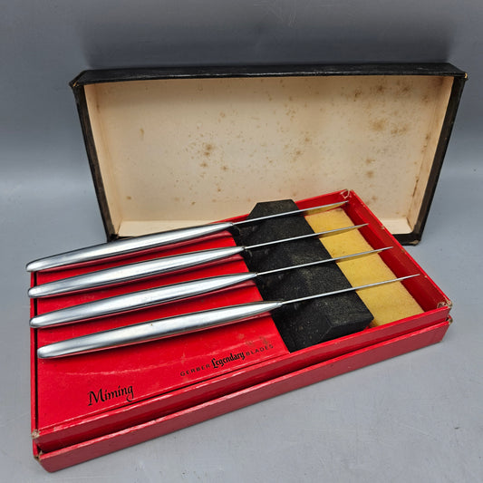 Vintage Gerber Miming Knives in Box