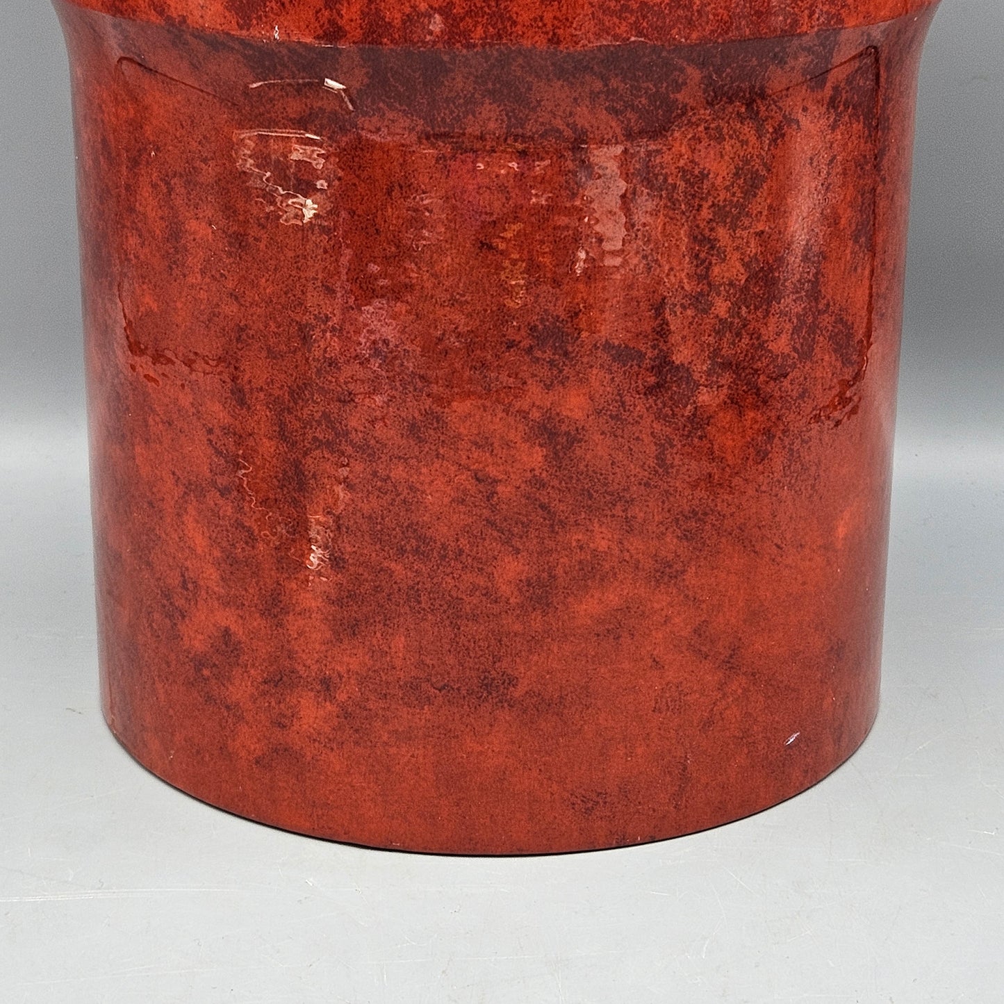 Vintage Mid Century Modern Oil Spot Ice Bucket
