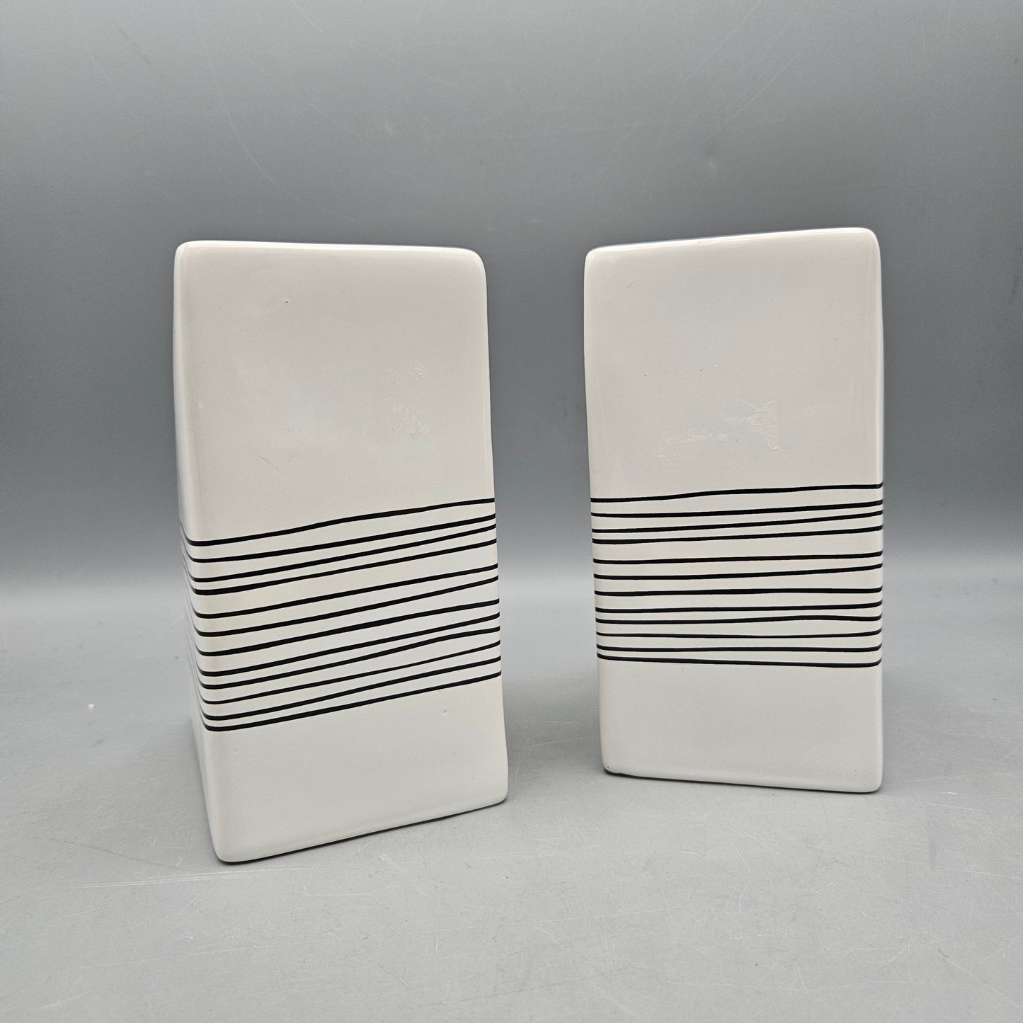Pair of Modernist Ceramic Bookends