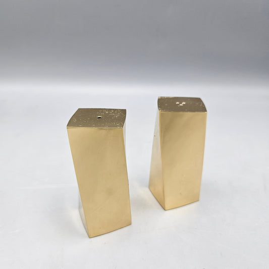 Aerin Leon Gold Salt and Pepper Shakers $198 retail