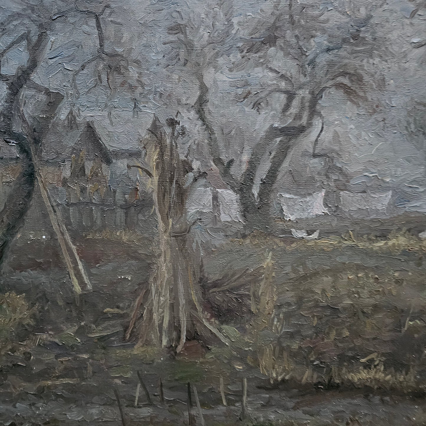 Vintage Russian Landscape Painting