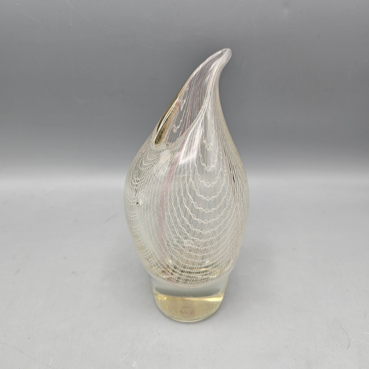 Harrach Harrtil Merletto Art Glass Vase