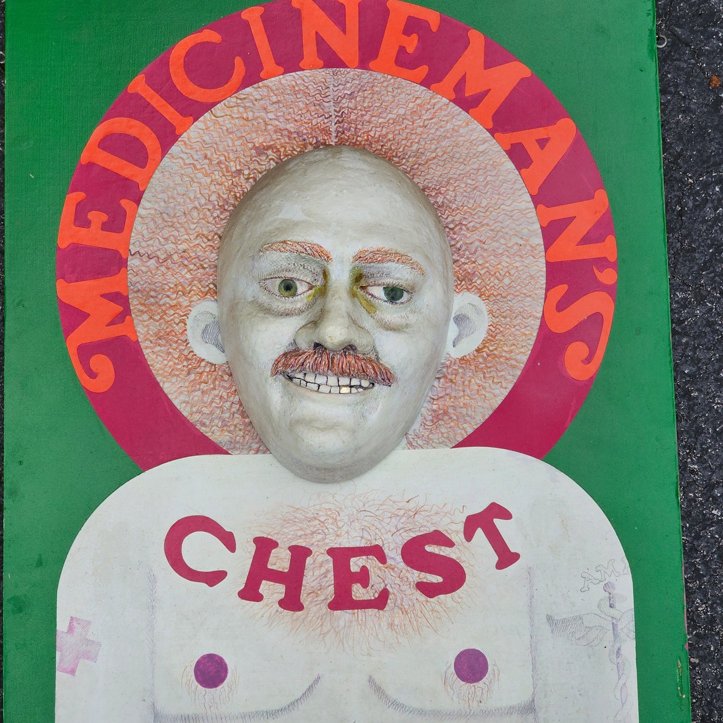 "Medicineman's Chest" Pop Art Mixed Media
