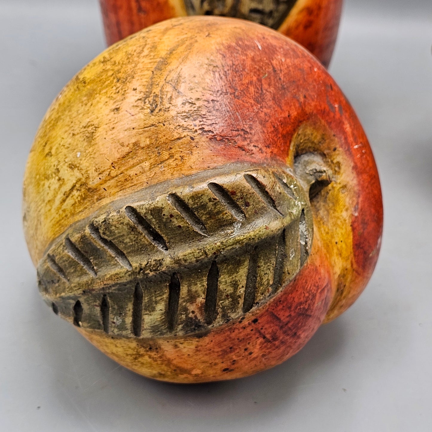 Set of 3 Vintage Ceramic Oversize Fruit