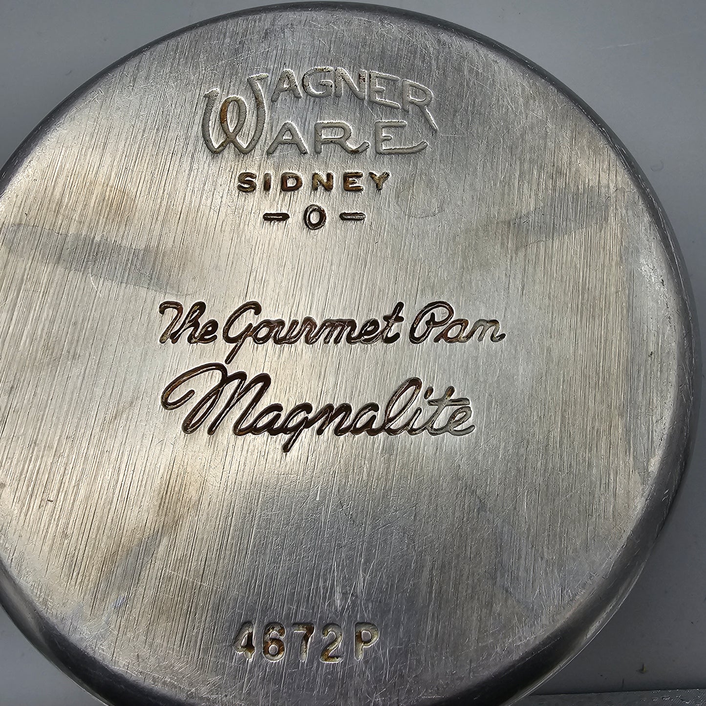 Vintage Wagner Ware Sidney O Magnalite 4672-P The Gourmet Pan Pot 1.5 qt