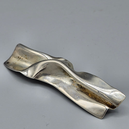 Vintage Modernist Sterling Silver Pin