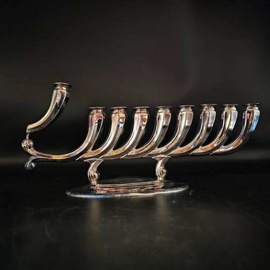 Hazorfim Merdinger Sterling Silver Menorah