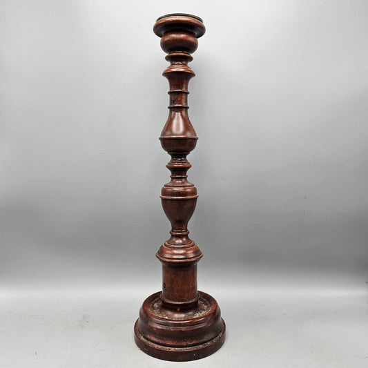Single Antique Candlestick 17"