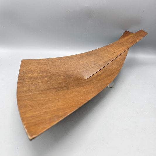 Schleeh Designs Tri-Bowl Wood Veneer Triangular Bowl