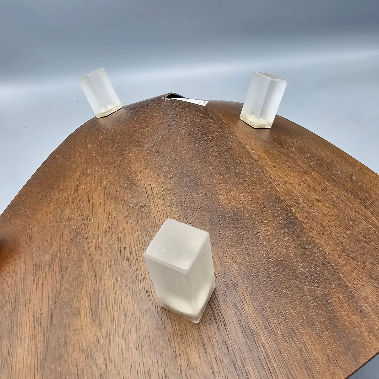Schleeh Designs Tri-Bowl Wood Veneer Triangular Bowl