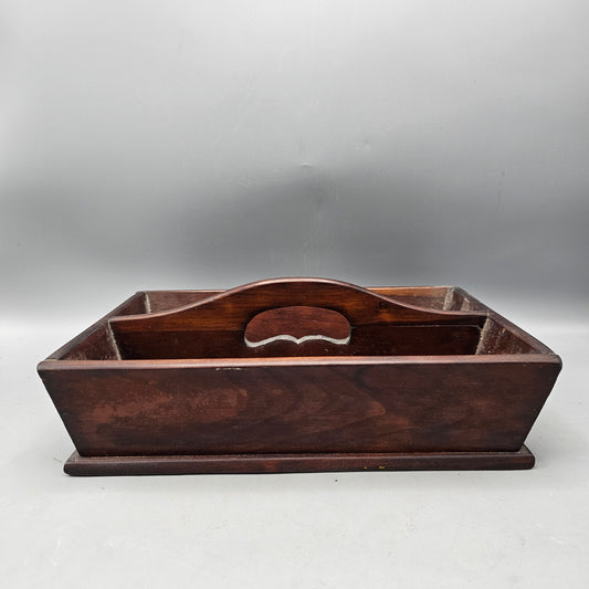 American Mahogany Knife Box Cutlery Tray