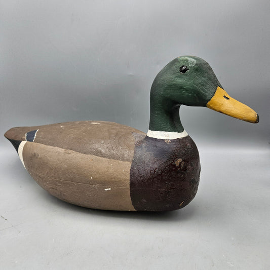 Vintage JE Bradford Mallard Duck Decoy